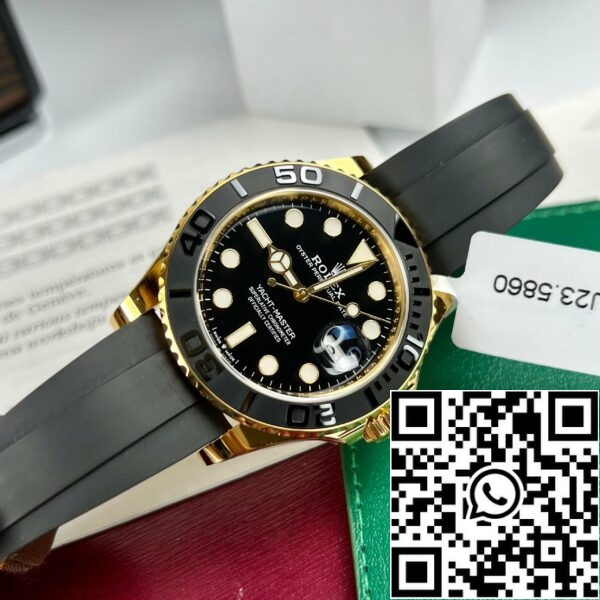 z4637784832825 cb69fdbfb6b47960b2721f1acd61b0ac b42d04be bc8b 4692 948c 314fc53e9288 Rolex Yacht-Master 42 Rose Gold Men's Watch 126655 18k yellow gold coated