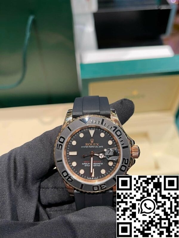 z4637792085530 cee9f566d2ce59864c0f53fbf1b12a0f cb36e688 fc88 48c2 9878 f8c8a90dc01c Rolex Yacht-Master 40 Rose Gold miesten kello 126655-0002 18k Rose Gold päällystetty GM