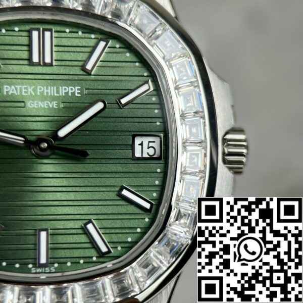 z4645735098074 f3b3bb0e88808188d9aa4eeaac1a3865 Patek Philippe Nautilus 5711/1A-014 made from 3K Factory and custom Moissanite diamonds