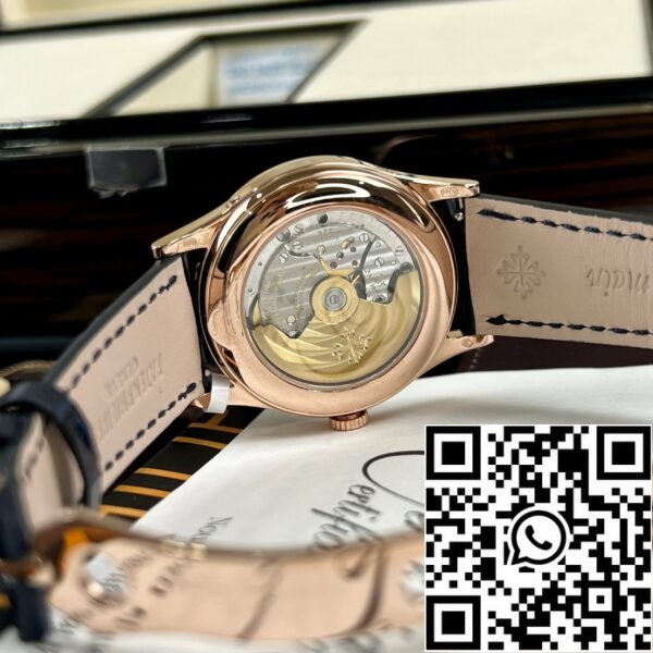 z4645736795673 60c2e097ba26722dfcd70bae4c28fdc0 Patek Philippe Complications 5396R-014 revestido a ouro rosa de 18k