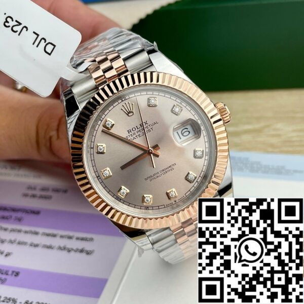 z4645737145787 35f53735286df02a0581e36fb2ba7937 9fbe0c98 897a 44a2 9691 f0b625f1673e Rolex Datejust 41mm Sundust Dial coated 18K Everose Gold Oyster 126331