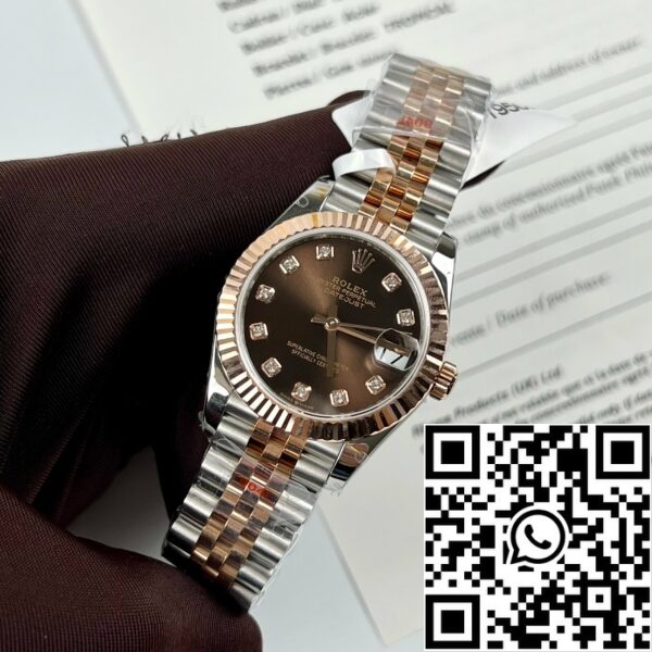 z4645737527138 4b8a1deb0c2ed453ab76e74c213991af 341fdc3e a54e 4144 abc9 f52e59626865 Rolex Lady Datejust 279171 31mm csokoládé számlap és gyémánt Rolex Lady Datejust 279171 31mm csokoládé számlap és gyémánt