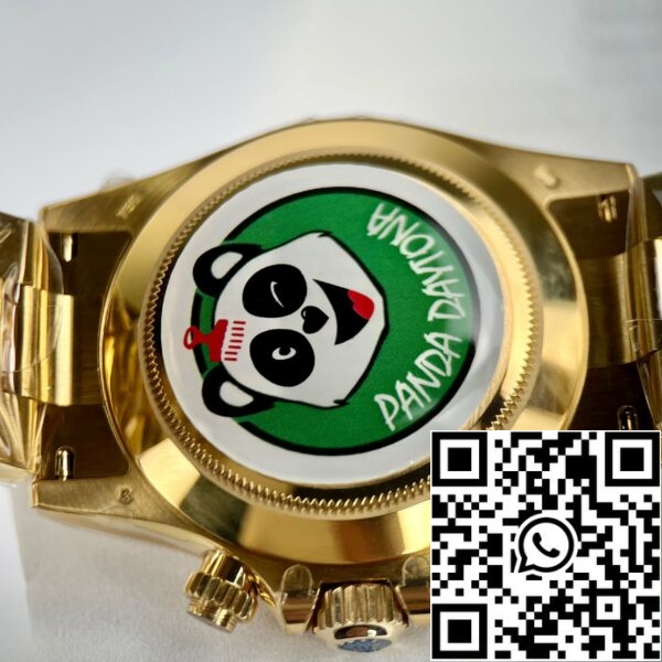 z4646362138509 60891068c1afaf6080d5ff8e7ba4631e 7e093562 6344 4335 9cf2 57d3ea4557d8 Rolex Yellow Gold Cosmograph Daytona 40 Watch Green Arabic Dial 116508 Coated 18k Yellow gold