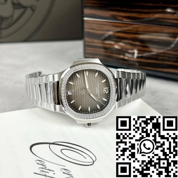 z4660447683871 ec5ebb8b122961c7bbd99d7894b8578e Patek Philippe Nautilus Ladies 7118/1A-011 обичай камък от 3K фабрика неръждаема стомана