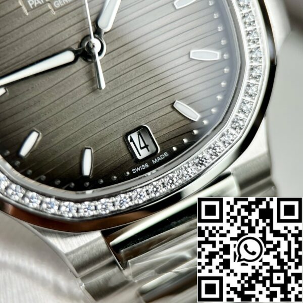 z4660447695660 f3f7c13a70d0228328ecbd8e5540c8a7 Patek Philippe Nautilus Ladies 7118/1A-011 обичай камък от 3K фабрика неръждаема стомана