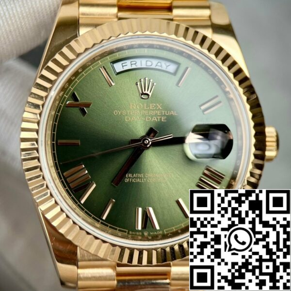 z4661310277349 b4c05623212a8824fb64a4cde15afed3 9544c59a 7e8e 4577 8cb2 3f8a28f8b321 Rolex Day-Date 40 228235 1:1 migliore edizione dalla fabbrica GM versione contrappeso v2