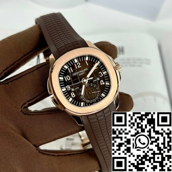 z4663736401724 c5d072e44f374cee4a5c24e616c5d272 Patek Philippe 5164R-001 Aquanaut 40.8mm 18k Roségoud gevuld van ZF Fabriek