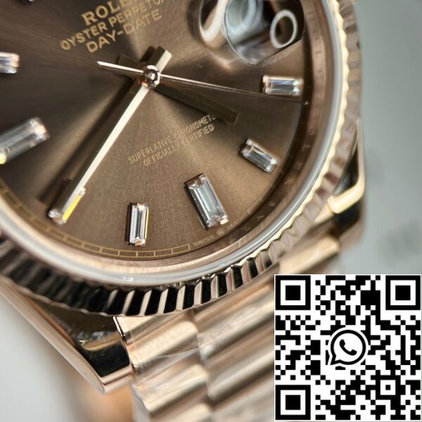 z4663741022353 3a48ab66648d55cd4e26bd2e976a125b b1b121be 1aac 48e4 b3f9 9d14336ca2cd Rolex Day-Date 40mm 228235 chocolate dial 18k rose gold filled 150 gram