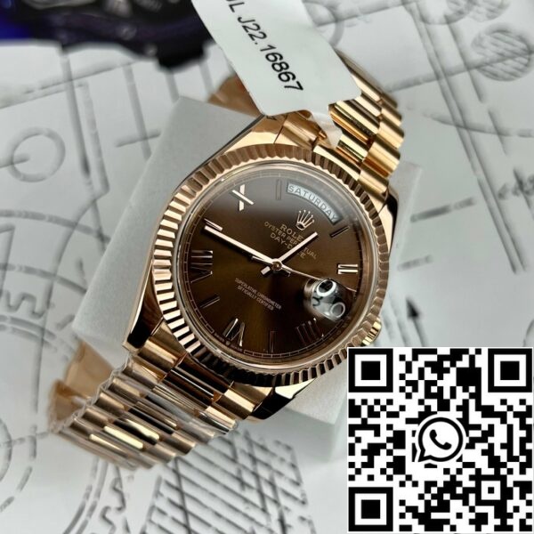 z4663746988492 9a1ce50efdecf17006f665f78aa25077 b6b0e8d2 1628 49a6 b1b1 825272098a23 Rolex Day Date President Automatic 228235 18k aur roz umplut 150 gram