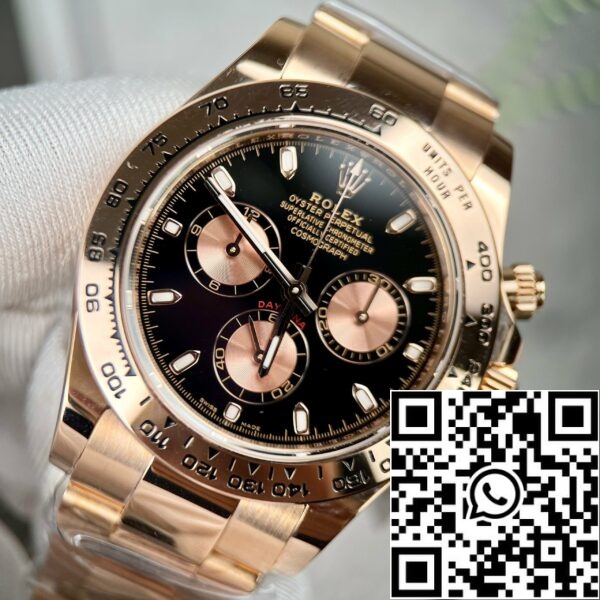 z4664203953666 f489baa8f95cefca5bddf793b742a5aa f648dca3 be70 41a9 90ef 50e2ce6a4afb Rolex Cosmograph Daytona M116505-0008 Or rempli Everose 18 carats