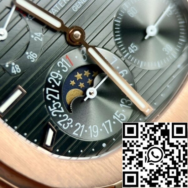 z4665883733481 0ab76be70056f9da66164f9315f389cb Patek Philippe Nautilus 5712 oro rosa 18 carati con quadrante grigio da PPF