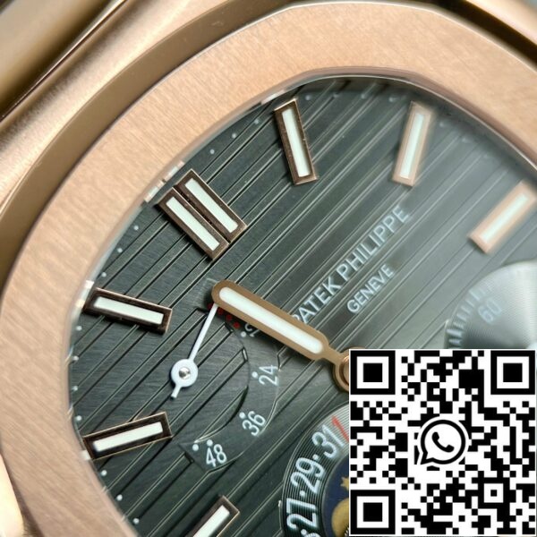 z4665883739691 831882833f237abebcec9764b98893b3 Patek Philippe Nautilus 5712 18k filled rose gold with grey dial from PPF