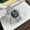 z4665902624884 2615c9986792ae7324df279e142fafb7 Patek Philippe Nautilus 5712/1A-001 PPF Factory V2 Blue Dial custom full Moissanite