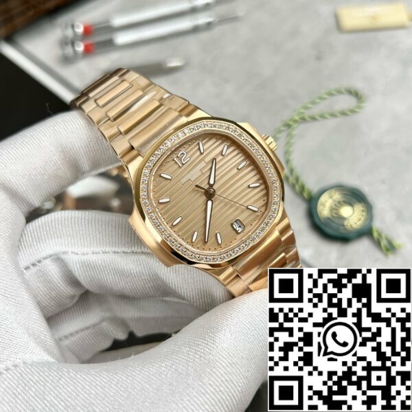 z4665909920387 a394f16d592421b4b831788548ce4ff5 Patek Philippe Nautilus 7118/1R-010 18k arany töltött a 3k gyárból, sárga számlapon