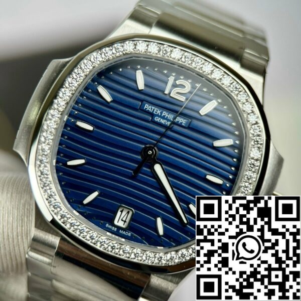 z4668676140492 badaa0fe650145031fb9f5564a7e046c Patek Philippe Nautilus 7118/1A-001 custom Moissanite 3K Factory Blue Dial