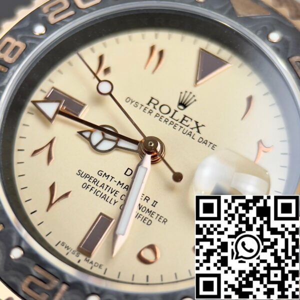 z4685280203093 bfe67f829490d72c3b66d6c328a73e19 Rolex GMT-MASTER II Diw arabic eagle 1:1 Best Edition Brown Fabric Strap