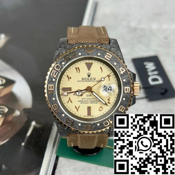 z4685280224659 dd59a9f79f68d7ed37baee7116fcf74d Rolex GMT-MASTER II Diw arabialainen kotka 1:1 Best Edition Ruskea kangas hihna