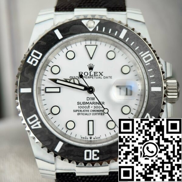 z4685280552269 04de60b8b463b93a4c357084df0ba09f Rolex GMT-MASTER II Diw 1:1 Best Edition Черный тканевый ремешок Белый циферблат