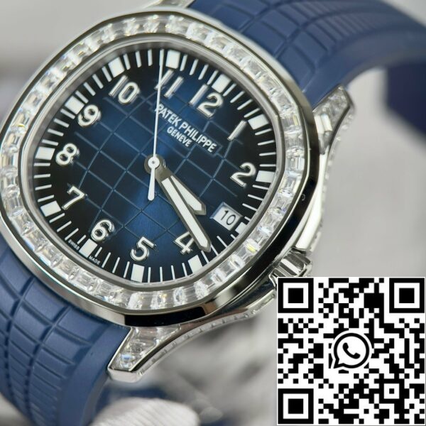 z4685280972542 44c0333494fb73a61fba44932df176f5 Patek Philippe Aquanaut 5168G-001 Melhor Edição 1:1 3K Personalizada de Fábrica Mossanite