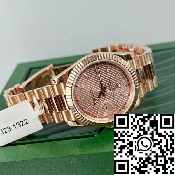 z4688015981955 fc9581a61cd92f5d5a39f2080a64e7c3 f668a2e4 eacf 4366 8982 b4a3fe074fcf Rolex Oyster Day-Date 40mm chodmip 228235 recubierto oro rosa 18k Mejor Edición 1:1 130 gramos