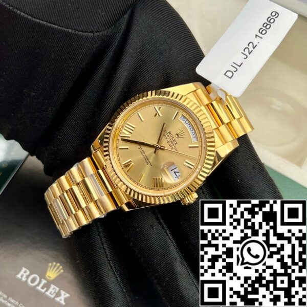 z4688016079708 b0942a8e2f7329ee6c1bfc6996e9556e bf720fc8 1dd0 45e7 b78e d5ebebee105b 1 skaleret Rolex Day-Date 40 Herreur 228238-0006 belagt 18k gult guld Best 1:1 Edition