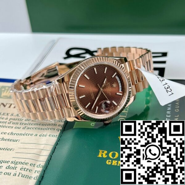 z4688016170497 d0b18d535b90ec0456ba5bc523d303f6 0dcfe9bd ee21 48df b74a 4566518d78d7 Rolex Day-Date 40 228235 chodmip Best 1:1 Edition coated 18k rose Gold 130 gram