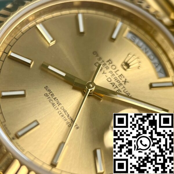 z4688016288633 ab79fc6a6cf93d85ed20f92d58bef976 1 e7523b78 66f6 4743 9237 02af2b9758cd Rolex Day-Date 40mm 228238-0003 powlekany 18k żółtym złotem Best 1:1 Edition 130 gramów