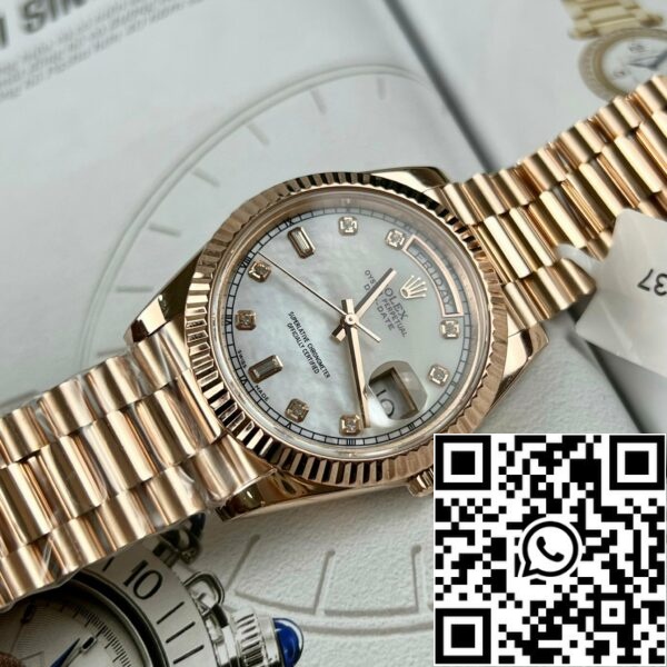 z4688016471543 1d61a48b6d2e98b76f46f998626ecd41 0f81f21a 528c 4603 ab3b de41fb4bab6e Rolex Day-Date 36mm M128235-0029 Best 1:1 Edition en or rose 18k 130 grammes