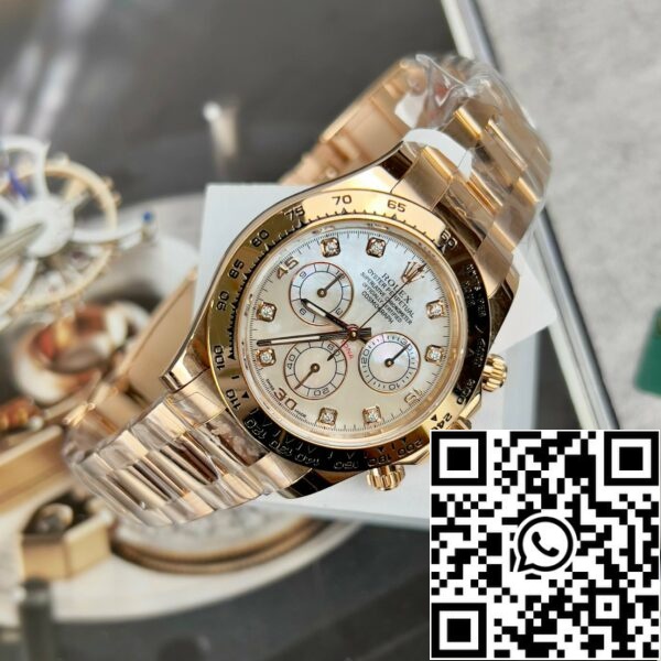 z4688018253567 e9536935a6e9636ed51ad33b638dbe6b eb9bbcd7 0984 4d9b b8be a5de85b3cf8e Rolex Daytona Cosmograph met Parelmoer wijzerplaat 40mm 116528 custom 18k goud gevuld Beste 1:1 Editie