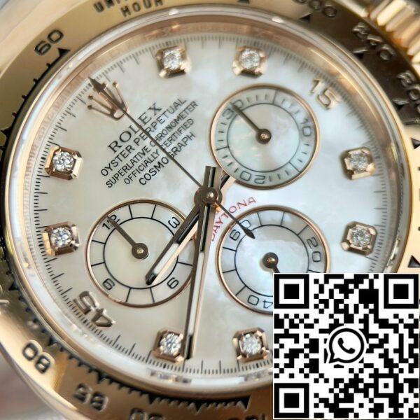 z4688018254438 9f6a5630cfb038dac79ab6c237da86b5 4fa038a2 cac9 4fb2 95fe d365c8bdfe4e Rolex Daytona Cosmograph con quadrante Madreperla 40mm 116528 personalizzato in oro 18k Edizione Best 1:1