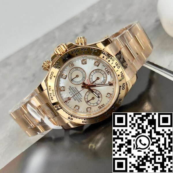 z4688018256593 e5d556829025319b407bbfb7e52fd59e 4fa7aa04 bb7d 4c6b 9f67 39239011c1a5 Rolex Daytona Cosmograph com mostrador em madrepérola 40 mm 116528 personalizado em ouro de 18k preenchido Melhor edição 1:1