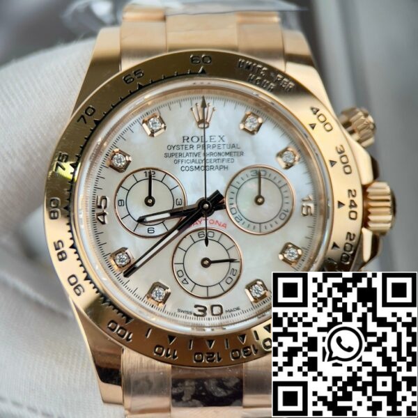 z4688018261258 d7a8abfd938cc23d334d8b3966b0ba19 918da967 a81b 4577 842d 790ce87f1837 Rolex Daytona Cosmograph com mostrador em madrepérola 40 mm 116528 personalizado em ouro de 18k preenchido Melhor Edição 1:1