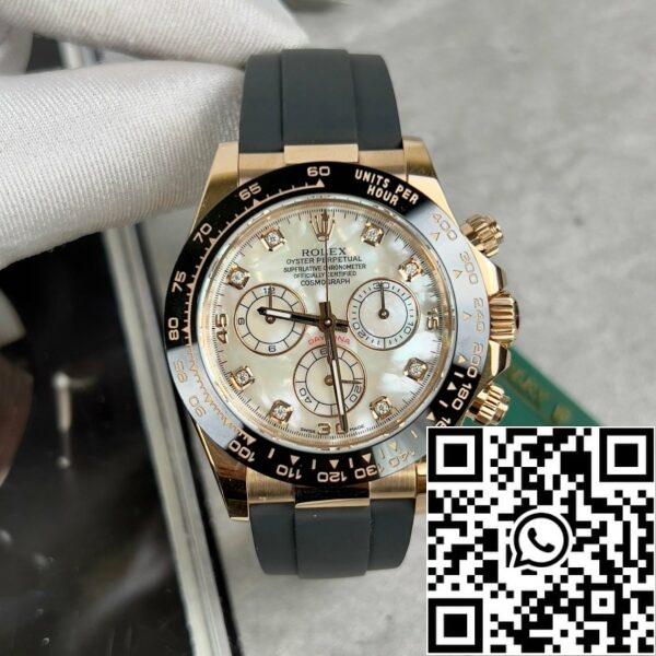 z4688018372956 52ca08b9ffe75ea22dd121390c48df59 8a2a41b3 1cea 44a0 ae7f 0706241d4fcd Rolex Cosmograph Daytona 116518LN Mostrador madrepérola personalizado em ouro de 18k preenchido Melhor Edição 1:1