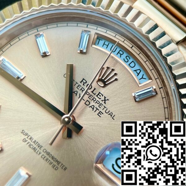 z4689777181562 687a7fbb86596728b08e0d2550d6a495 64d7b2d9 14db 41eb bc47 1b5e4c614b8c Rolex Day-Date 40 Rose Gold 228235 champagne preenchido a ouro 18k da fábrica GM