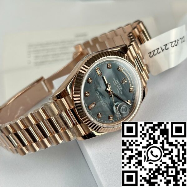 z4689778764232 6f9d01c20a7b8191095ab9135ad5d063 c5a17f3e b6e7 4105 a82e ff2dfafb5ec8 Rolex Day-Date Rose Gold Rose Diamond Dial 36mm 128235 Best 1:1 Edition coated 18k rose Gold 130 gram