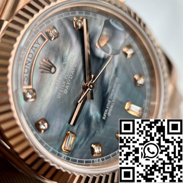 z4689778777011 d2472ad91df6307e553b59b5b098c98b 63e89244 3c77 4e1d 9aec b1e4579cd8e6 Rolex Day-Date Rose Gold Rose Diamond Dial 36mm 128235 Beste 1:1 Editie gecoat 18k rose Goud 130 gram