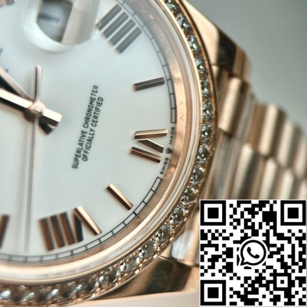 z4689779231859 4979bd580d97cd63423d25b611a8b8ab 0f5de8f8 1714 4796 96a1 8cef30e3f0a8 Rolex Day-Date 40 228235-0032 40mm najlepsza edycja 1:1 18k różowe złoto powlekane i kamienna ramka