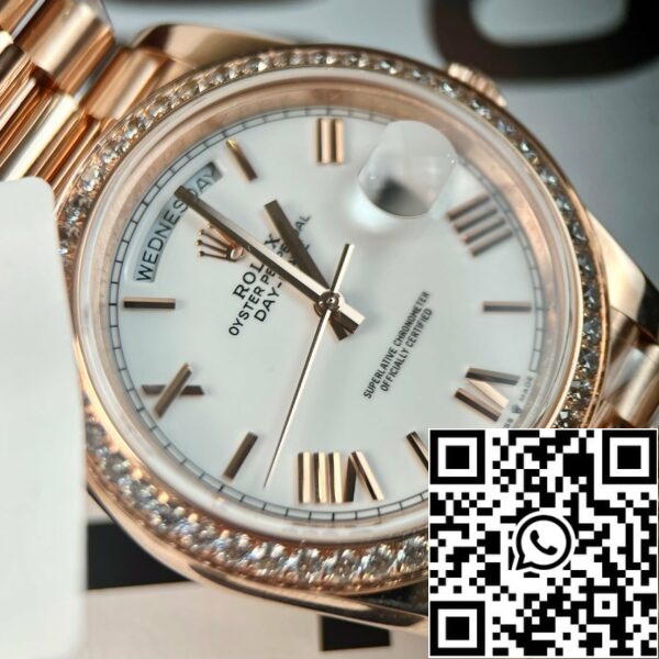 z4689779232286 745b9b14c42a36eccc659f1782aa0c83 042f9a59 caac 468f b8d4 833194c4ced9 Rolex Day-Date 40 228235-0032 40mm beste 1:1 Auflage 18k Rose Gold beschichtet und Stein Lünette