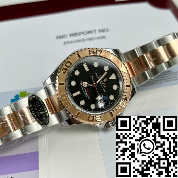 z4689780235800 f05a4bfcb1c76c0c5ed5c62513eaca5d 255d8de3 59b6 4716 bec4 50de0a329f22 Rolex Yacht-Master 40 coated 18k Everose Gold Oystersteel herrklocka 116621-0002 Best 1:1 Edition