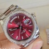 z4708427594404 7ed0f0a84fe5fc8efb12eb28e12eee0a Rolex Day Date 118239-0288 Cadran rouge 1:1 Best Edition EW Factory Stone Bezel