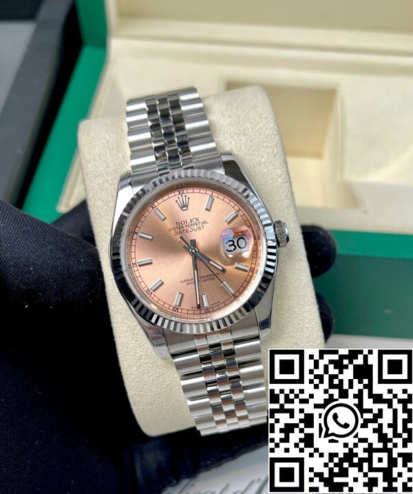 z4726462358002 ddf01bebebe56a84842da7100c88938e Rolex Datejust 36mm 116234-0090 AR Factory 1:1 Best Edition Swiss ETA3135 Rosegold Dial