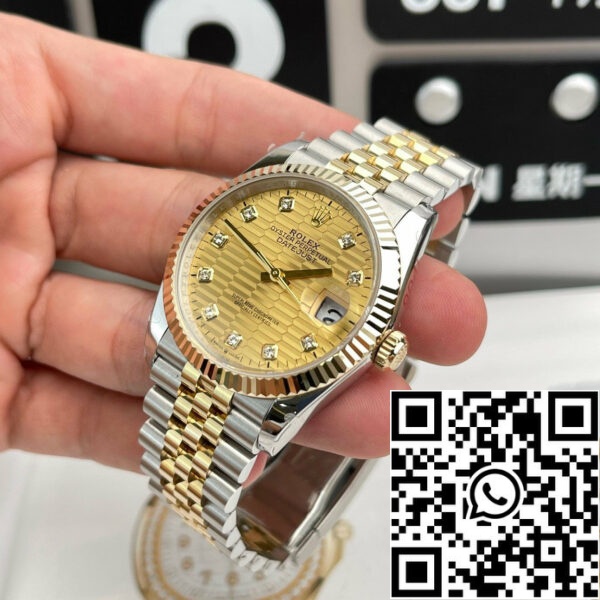 Rolex Datejust 36 126233 GM Factory 1:1 Meilleure édition en or 18 carats rempli 36 mm