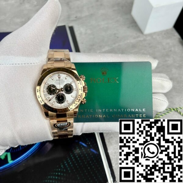 z4737112289641 209b6120093866bad3daa9b65898118b Rolex Daytona 116505 розовое золото хронограф 40 мм Лучший 1:1 Edition метеоритный циферблат BT Factory