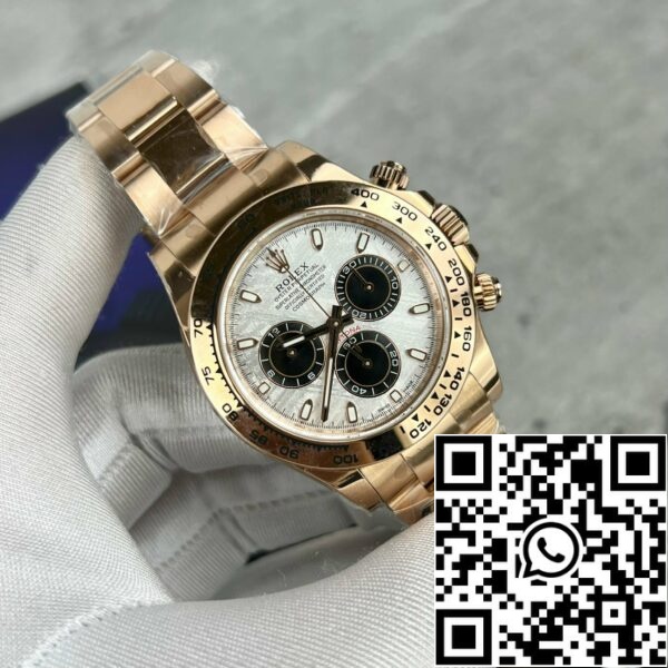 z4737112316570 83468453bcf149a70f684177f127a960 Rolex Daytona 116505 розовое золото хронограф 40 мм Лучший 1:1 Edition метеоритный циферблат BT Factory