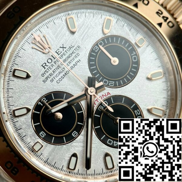 z4737112346535 86393304abfc35fc2aca2c645aacd394 Rolex Daytona 116505 розовое золото хронограф 40 мм Лучший 1:1 Edition метеоритный циферблат BT Factory