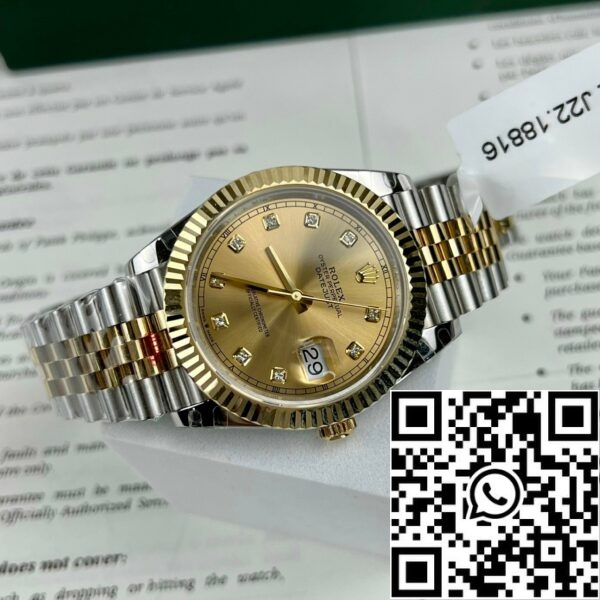 z4738104938003 432ac32ee9a8eb5d604d5feebee10702 632aa083 cda0 4cb1 b239 a87dee925689 Rolex Datejust II 126333 41mm Mejor 1:1 Edición 18k Oro llenado GM Fábrica