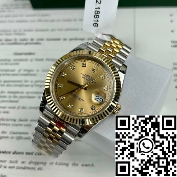 z4738104944575 563c4e55370df7ad6c760a7a741a5393 3cf4a3e1 9404 4a3a af87 3b75c57f04ff Rolex Datejust II 126333 41mm Paras 1:1 Edition 18k kultaa täynnä GM Factory