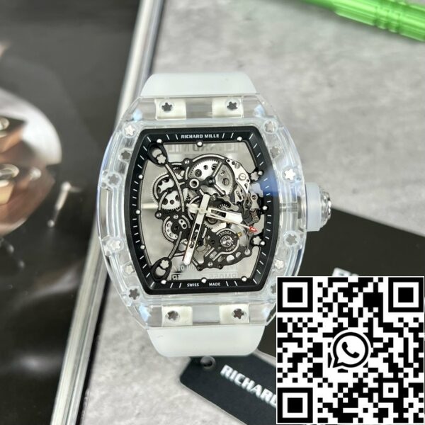 z4792886703929 1a88919abab9a60bc45fe3304b6cb7e1 Richard Mille RM055 1:1 베스트 에디션 RM 팩토리 사파이어 케이스