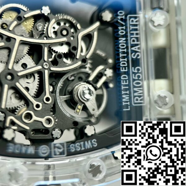 z4792886767684 28da8f1fd41931a649ce788e61fa4138 Richard Mille RM055 1:1 Mejor Edición RM Factory Caja de zafiro