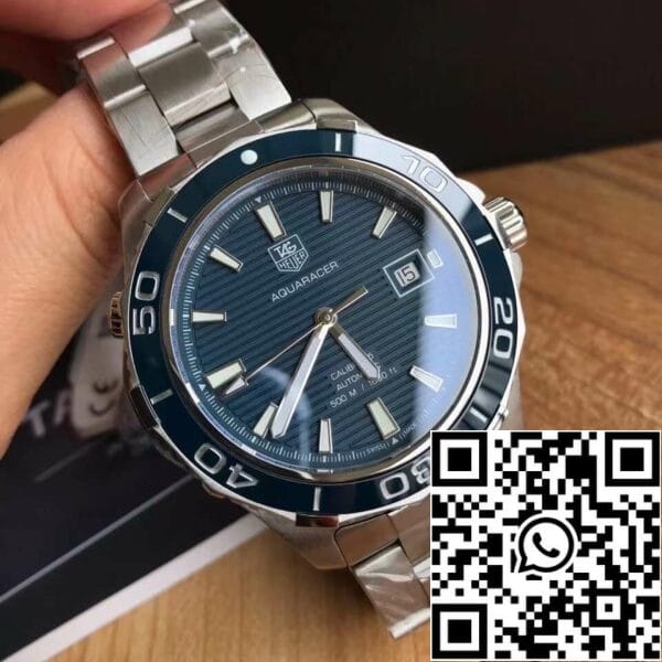 z4808250861399 ff8b1ca70cb60cd3c2e0c92c36c0d05d Tag Heuer Aquaracer WAK2111.BA0830 500 Automatic 41mm Swiss Original Movement